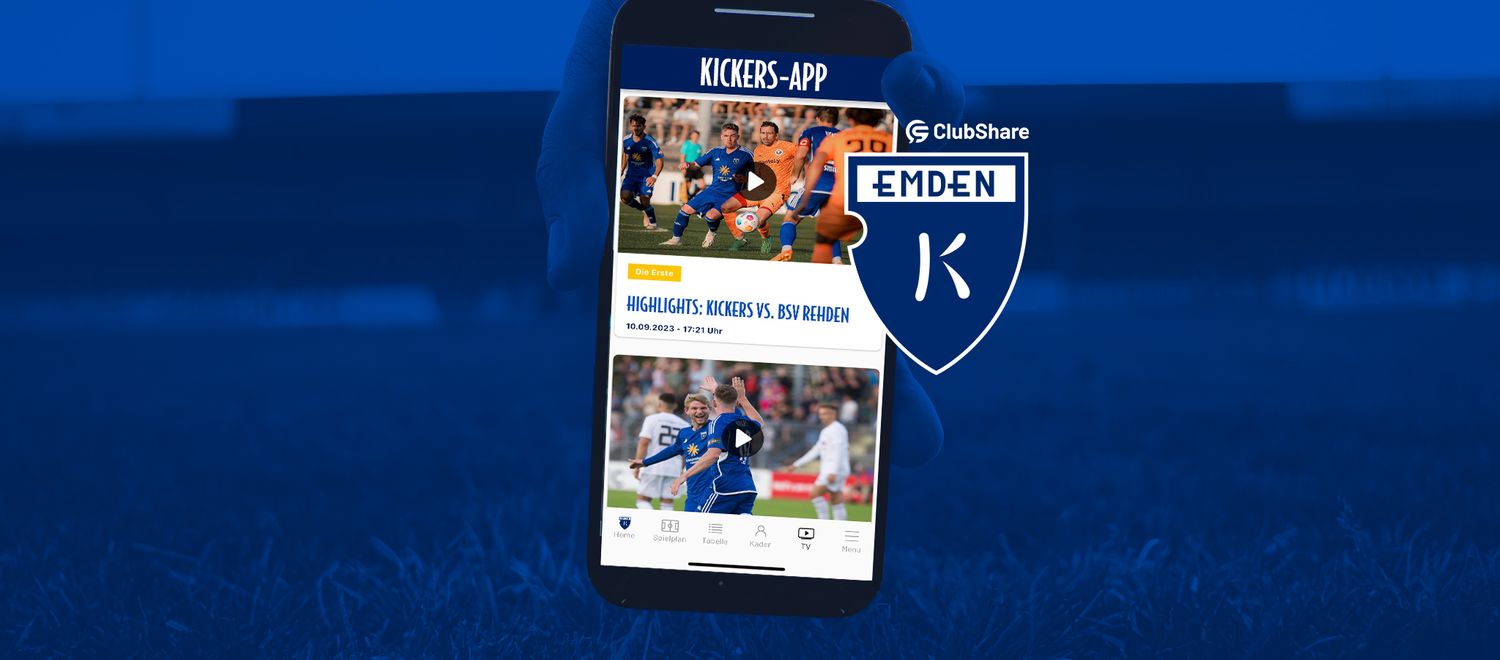 Neue Kickers-App geht an den Start!